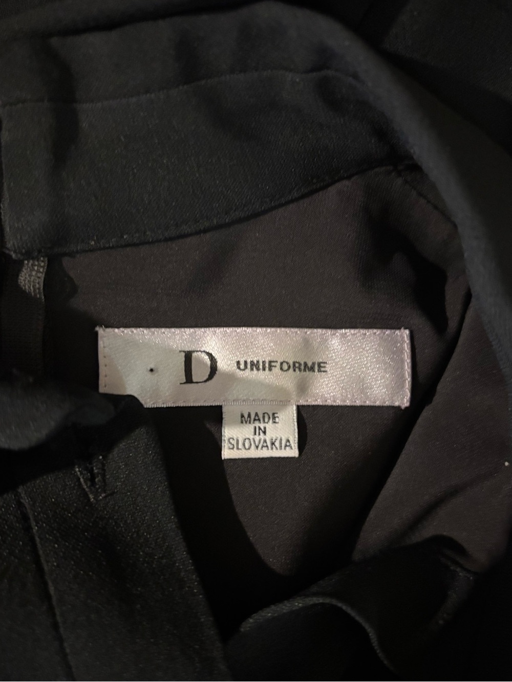 CHRISTIAN DIOR D Uniforme Dress Size 2 Black - Picture 4 of 5